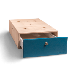 Scatola a mezza altezza con cassetto a scorrimento