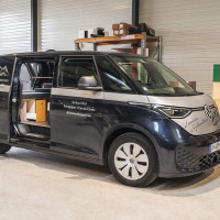 dormire in un Volkswagen ID Buzz Veicolo commerciale / Cargo dormire in un Volkswagen ID Buzz Veicolo commerciale / Cargo