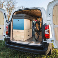 letto in veicolo commerciale compatto facile
